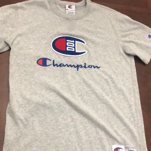 Men’s medium Champion 100 Anniversary short sleeve